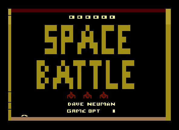Space Battle 1.0a Title Screen